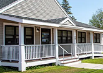 exterior of the Au Sable Forks Health Center