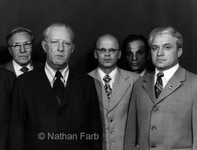 Nathan Farb's image of Siberian Party Chiefs from his book "The Russians"