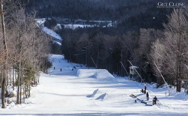 Jumps in Terrain Park on Brookside