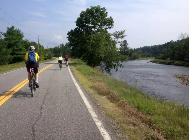 Riding Haselton Road