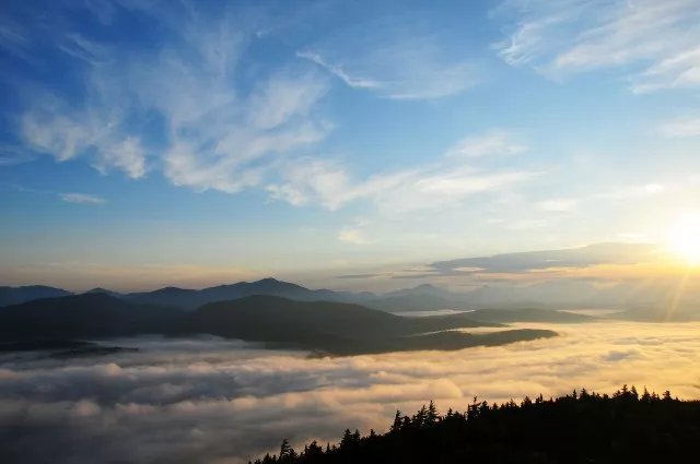 One of my favorite sunrises. Taken from Goodnow Mountain Fire Tower.