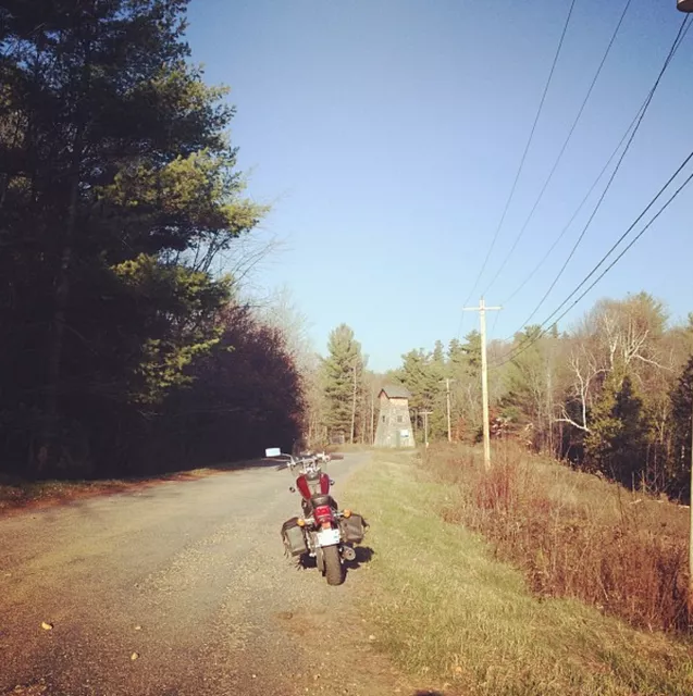 Bike in Franklin Falls