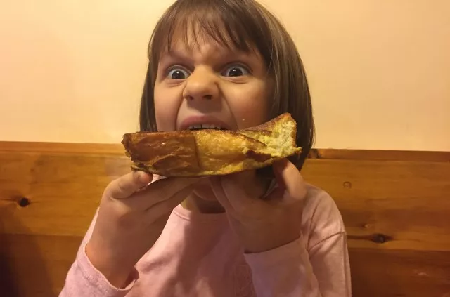 My daughter is a bit of a ham for the camera.
