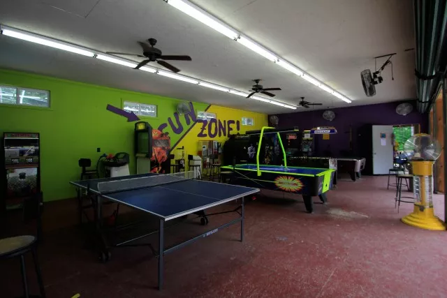 The Fun Zone. I do love to play ping pong.