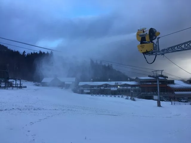 Snowmaking has begun!