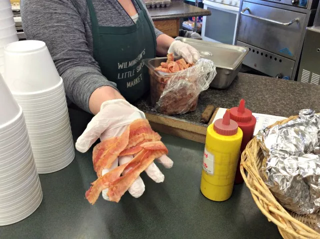 They are ready to make your breakfast sandwich.