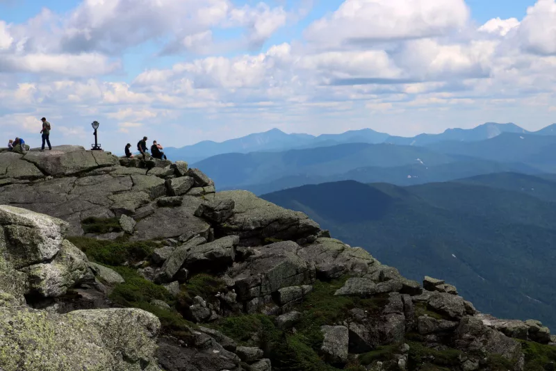 Whiteface's summit is completely exposed to the elements.