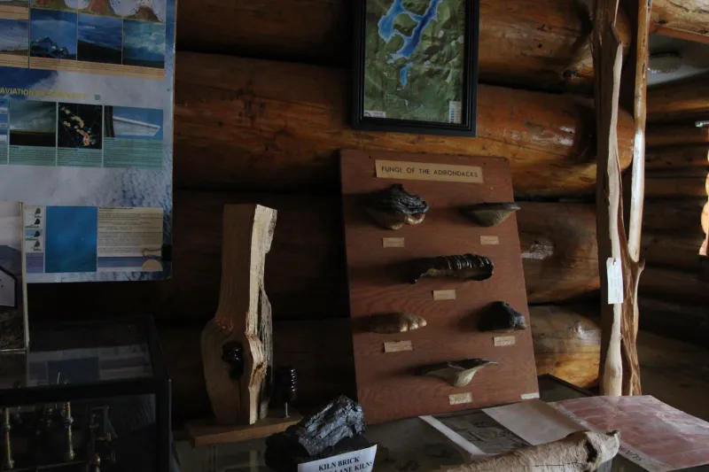 A portion of the items on display at the ASRC.